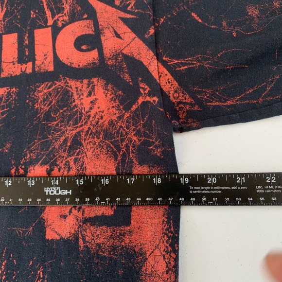 Y2K Vtg Metallica master of puppets 2006 t shirt  Size M ALL OVER 2-SIDES - Picture 6 of 8